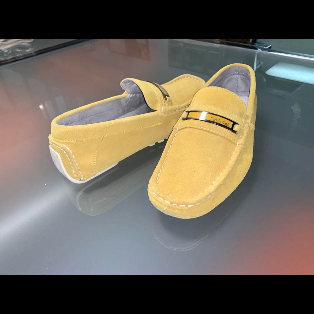 Men’s Calvin Klein loafers.